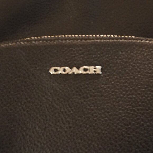 Coach Sling Black Leather Nickel  NWT Unisex - Picture 6 of 9